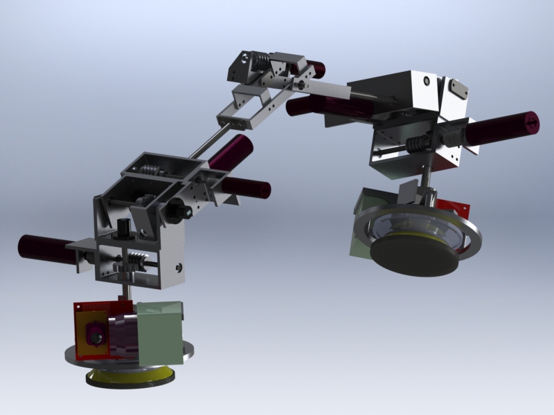 爬墙吸盘机器人三维建模图纸 SOLIDWORKS设计 单个sldprt文件